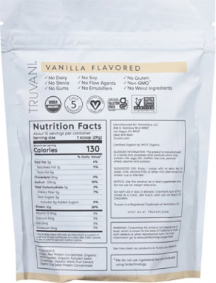 Truvani Plant Protein Powder Vanilla - 10.5 OZ - Image 5