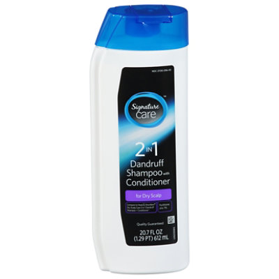 Signature Select/care Shampoo Conditioner Dandruff 2 In 1 For Dry Scalp 20.7 Fluid Ounce - 20.7 FZ - Image 1