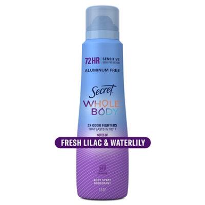 Sec Body Spray Lilac&wtrlily 12/3.5oz - 3.5 OZ - Image 1