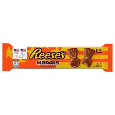 Reeses Milk Chocolate & Peanut Butter Medal King Size Bar - EA - Image 3