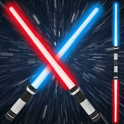 RAINBEAN - LED Light Up Saber with Sound - 2 Each - Image 1