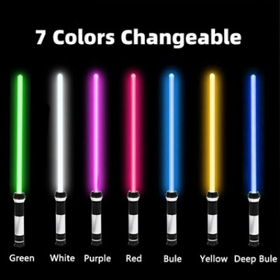 RAINBEAN - LED Light Up Saber with Sound - 2 Each - Image 3