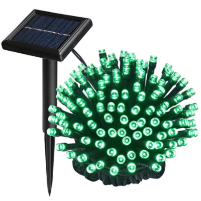 AGK - 100LEDs Green Solar String Light - 1 Each - Image 1