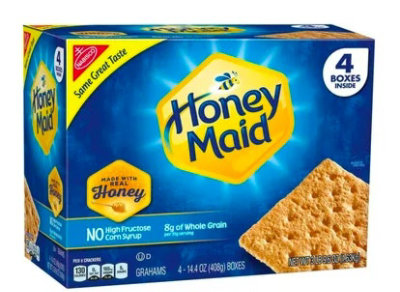 Nabisco - Honey Maid Honey Graham Crackers 14.4 Ounce- 4 Each - Image 1