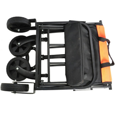 NEW SPACE - Folding Wagon Cart - Easy Maneuverability - 1 Each - Image 3