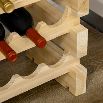 Yeah Depot - Stackable Wine Rack, Modular Storage Shelves, 72-Bottle Holder - 1 Each - Image 3