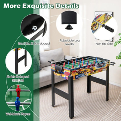 Hooya Imp.& Exp. - 12-in-1 Combo Game Table Set Foosball Air Hockey Pool Chess Ping Pong - 1 Each - Image 1