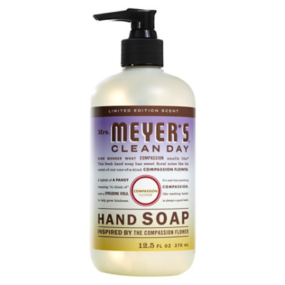 Mrs Meyers Compassion Flower Hand Soap - 12.5 OZ - Image 3