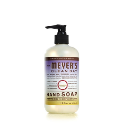 Mrs Meyers Compassion Flower Hand Soap - 12.5 OZ - Image 1