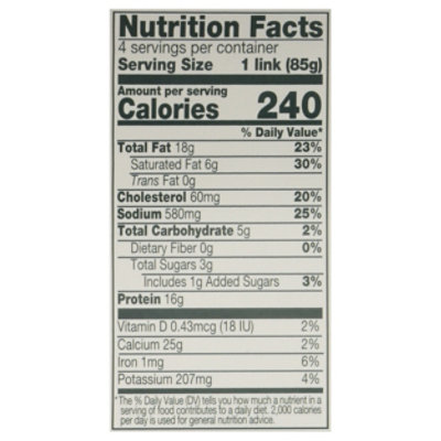 Silva Sausage Sweet Chile Mango Smoked Sausage, 12 Oz - 12 OZ - Image 3