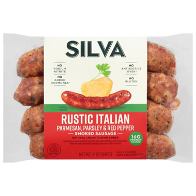 Silva Sausage Rustic Italian Parmesan, 12 Oz - 12 OZ - Image 1