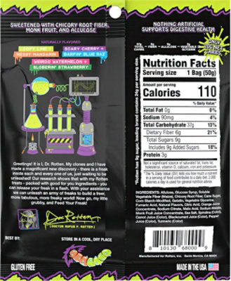 Rotten Sour Gummy Worms - 1.8 OZ - Image 5