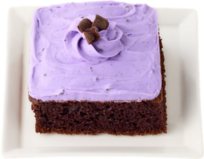 Chocolate Cake Slice With Raspberry Whip - EA - Image 1