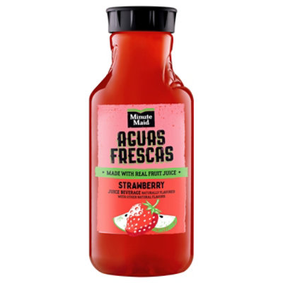 Minute Maid Aguas Frescas Strawberry Bottle 52 Fl Oz - 52 FZ - Image 3