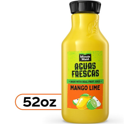 Minute Maid Aguas Frescas Mango Lime Bottle 52 Fl Oz. - 52 FZ - Image 1