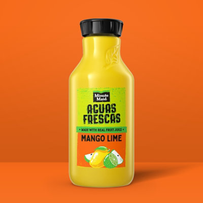 Minute Maid Aguas Frescas Mango Lime Bottle 52 Fl Oz. - 52 FZ - Image 4