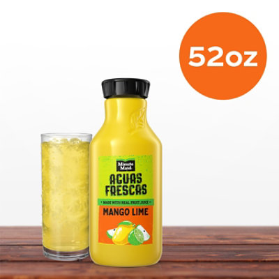 Minute Maid Aguas Frescas Mango Lime Bottle 52 Fl Oz. - 52 FZ - Image 2