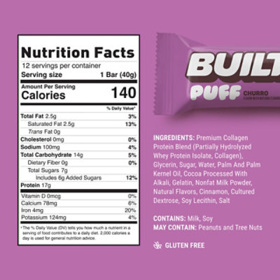 Built Bar Churro Puff - 1.41 OZ - Image 4