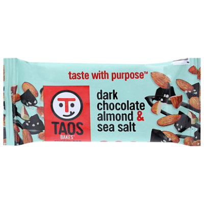 Taos Bakes Bar Dark Chocolate Almond Seasalt - 1.8 OZ - Image 1