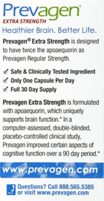 Prevagen Extra Strength 30 - 30 CT - Image 4