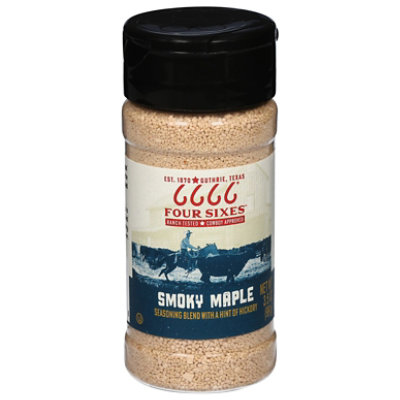 Four Sixes Hickory Smoky Maple Seasoning Blend W/sweetness 3.5 Oz - 3.5 OZ - Image 3