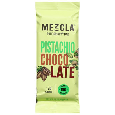 Mezcla Pistachio Chocolate Plant Protein Bar - 1.4 Oz - Image 3