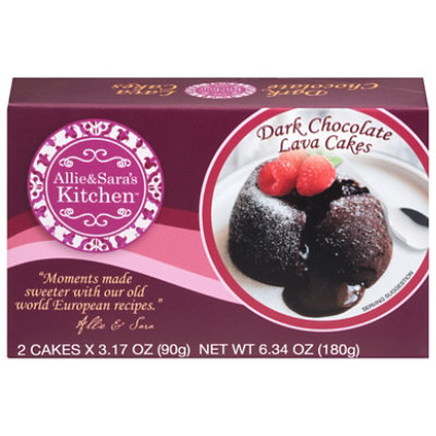 Allie N Saras Kitchen Lava Cake Dark Chocolate Filling - 6.34 OZ - Image 3