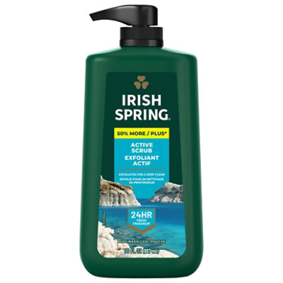 Irish Spring Irish Spring Body Wash Deep Action Scrub - 30 OZ - Image 3