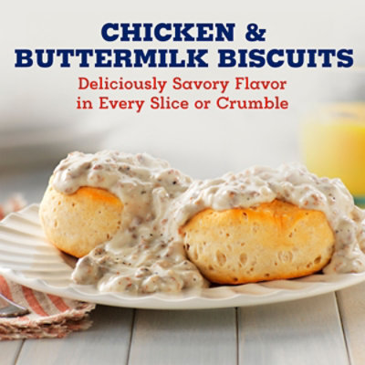 Odom's Tennessee Pride Chicken & Buttermilk Biscuits, Snk Sz Frzn Breakfst Sandwiches, 10 Ct, 16.3oz - 16.3 OZ - Image 2