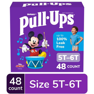 Pull-Ups Boys' Potty Training Pants 5T-6T (50+ lbs) - 48 Count - Image 1