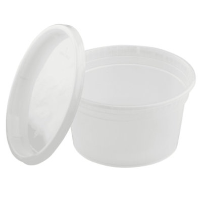 Karat 12oz PP Plastic Injection Molded Deli Containers with Lids - 240 sets - Image 2
