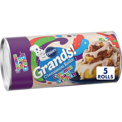 Pillsbury Grands Cinnamon Toast Crunch Cinnamon Rolls With Icing 5 Count - 17.5 OZ - Image 1