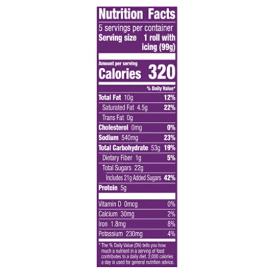 Pillsbury Grands Cinnamon Toast Crunch Cinnamon Rolls With Icing 5 Count - 17.5 OZ - Image 3