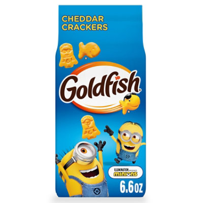 Pepperidge Farm Goldfish Minions Shaped Cheddar Crackers - 6.6 Oz