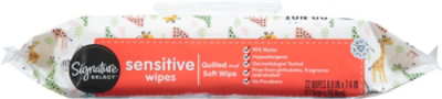 Signature Select Sensitive Wipes Quilted & Soft 1x 72 Ct - 72 CT - Image 5