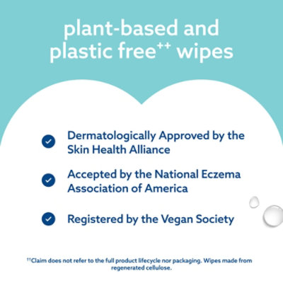 WaterWipes Sensitive+ On The Go Wipes 3-In-1 Cleans Cares Protects 99.9% Water Hypoallergenic - 28 Count - Image 7