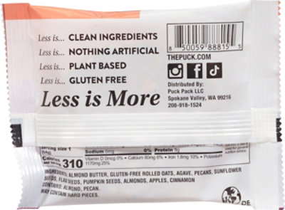 Protein Puck Bar Harvest Moon Apple Cinnamon - 2.25 OZ - Image 6