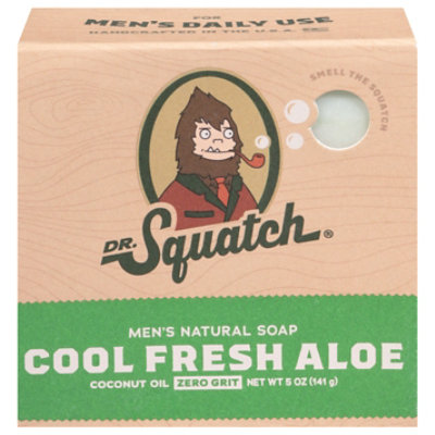 Dr Squatch Mens Natural Cool Fresh Aloe 5oz Bar Soap - 5 OZ - Image 3