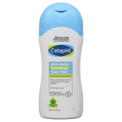 Cetaphil Ultra Gentle Body Wash Refreshing - 16.9 FZ - Image 1