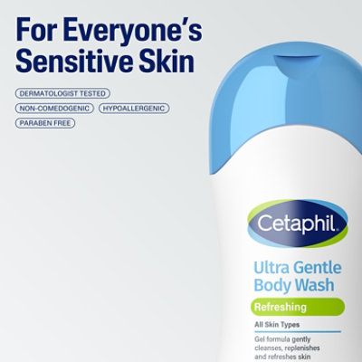Cetaphil Ultra Gentle Body Wash Refreshing - 16.9 FZ - Image 5