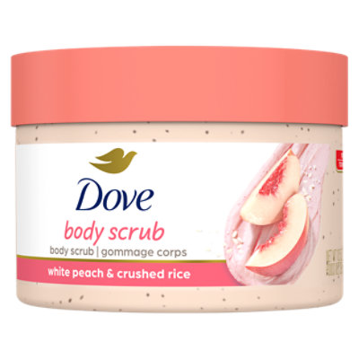 Dove Body Scrub Peach - 10.5 OZ - Image 1