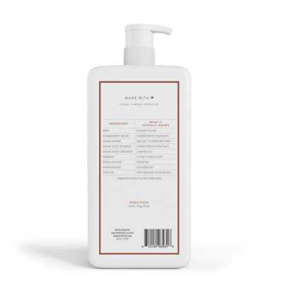 Coconut & Vanilla Body Wash 36 Oz - 36 FZ - Image 3