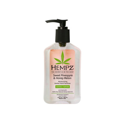 Hempz Sweet Pineapple & Honey Melon Moisturizing Herbal Hand Sanitizer 8.5 Fl.oz - 8.5 FZ - Image 1