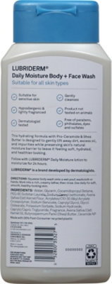 Lubriderm Daily Moisture Body Plus Face Wash, Light Fragrance, 16 Fl. Oz - 16 FZ - Image 5