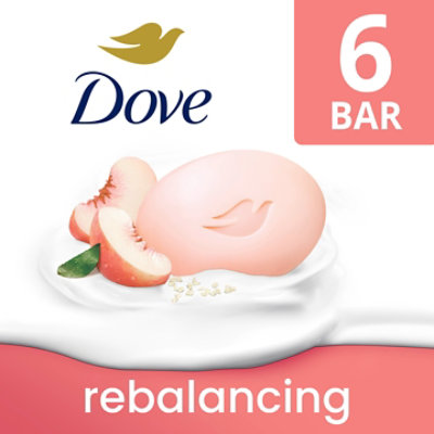 Dove Soap Bar Peach Rebalancing - 22.5 OZ - Image 3