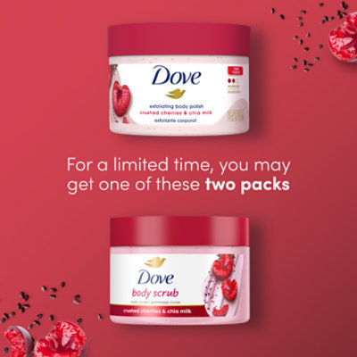 Dove Body Polish Cherry & Chia 10.5 Oz - 10.5 OZ - Image 5