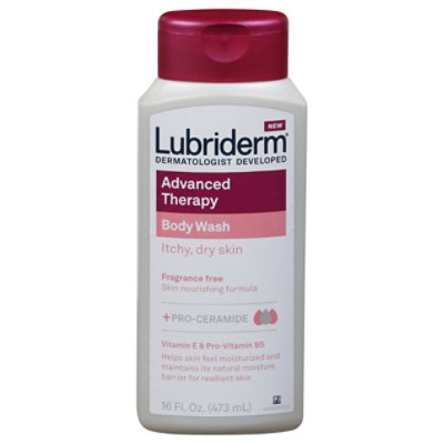 Lubriderm Advanced Therapy Unscented Body Wash Vitamin E 16 Fl Oz - 16 FZ - Image 3