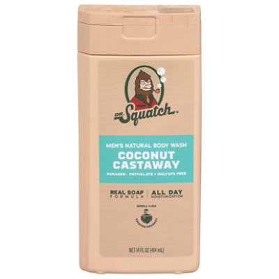 Dr. Squatch Coconut Castaway Body Wash - 14 Oz - Image 3