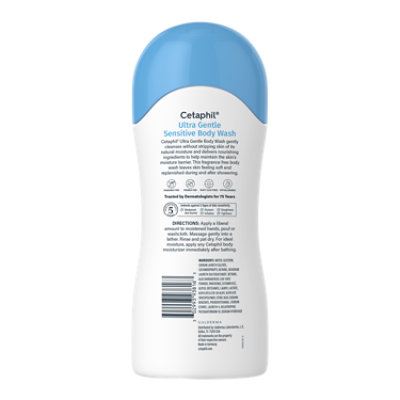 Cetaphil Ultra Gentle Body Wash Fragrance Fre - 16.9 FZ - Image 5