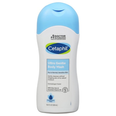 Cetaphil Ultra Gentle Body Wash Fragrance Fre - 16.9 FZ - Image 1